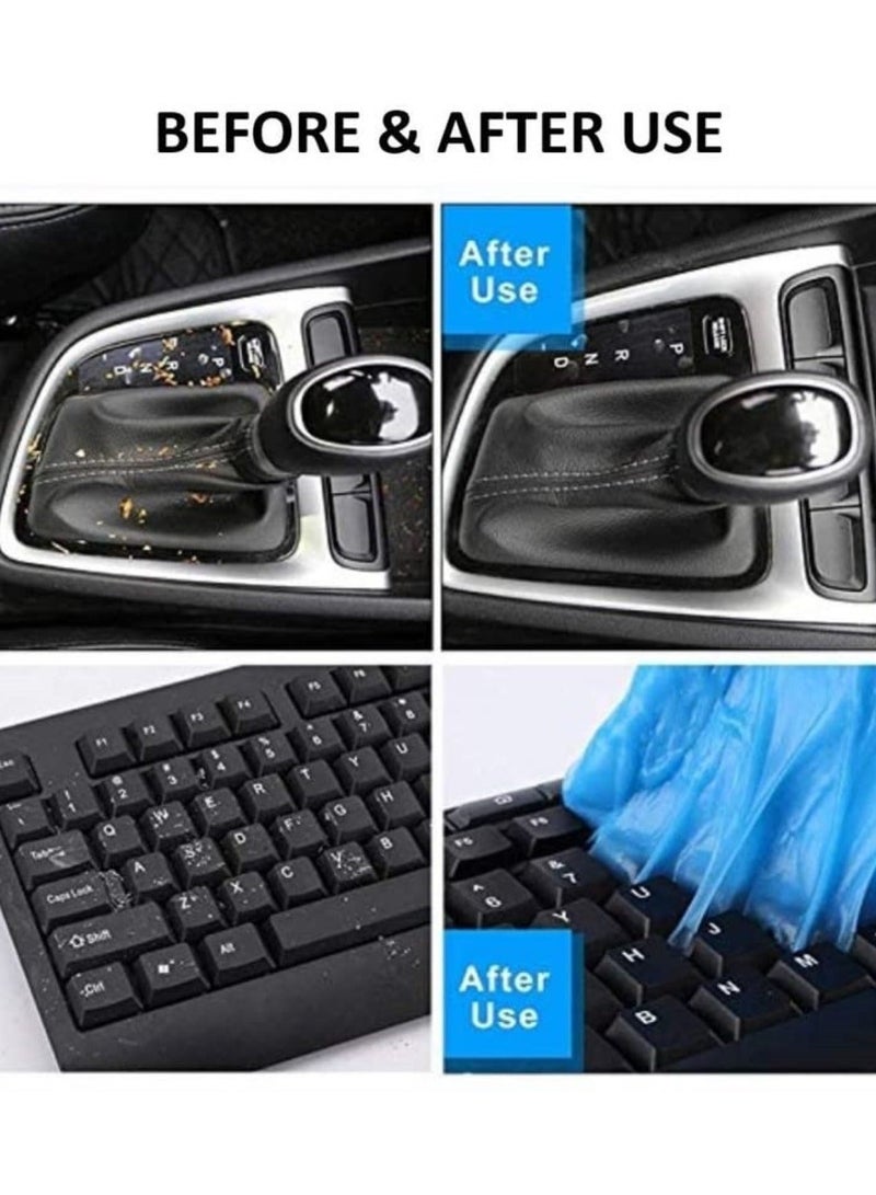 Huitich Super Clean Slime Car Cleaning Soft Gel Blue - Image 2